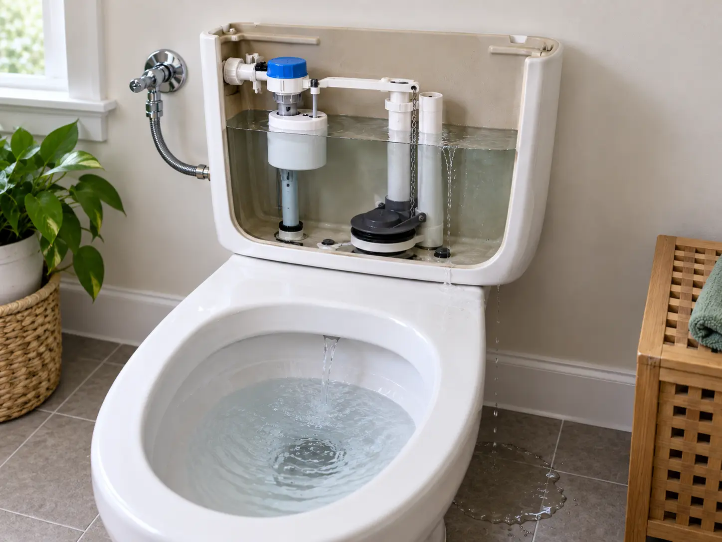 Toilet cistern valve seal button and float parts